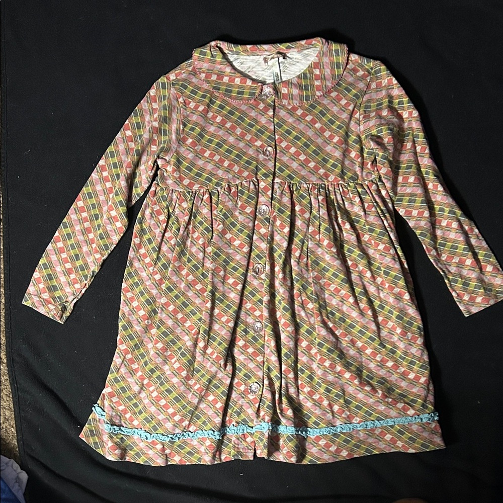 Matilda Jane Colorful Plaid Kids Dress
